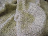 Faux Fur SHERPA FLEECE Sheepskin Fabric Material - CASHMERE CREAM